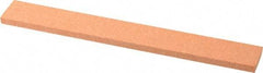 Norton - 150 Grit Aluminum Oxide Rectangular Polishing Stone - Very Fine Grade, 1" Wide x 8" Long x 1/4" Thick - Exact Tool & Supply