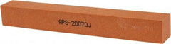 Norton - 150 Grit Aluminum Oxide Square Polishing Stone - Very Fine Grade, 1" Wide x 8" Long x 1" Thick - Exact Tool & Supply