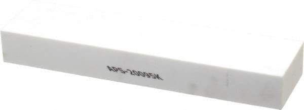 Norton - 180 Grit Aluminum Oxide Rectangular Polishing Stone - Very Fine Grade, 2" Wide x 8" Long x 1" Thick - Exact Tool & Supply