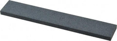 Made in USA - 120 Grit Aluminum Oxide Rectangular Polishing Stone - Fine Grade, 1" Wide x 6" Long x 1/4" Thick - Exact Tool & Supply
