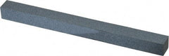 Made in USA - 150 Grit Aluminum Oxide Square Polishing Stone - Very Fine Grade, 1/2" Wide x 6" Long x 1/2" Thick - Exact Tool & Supply