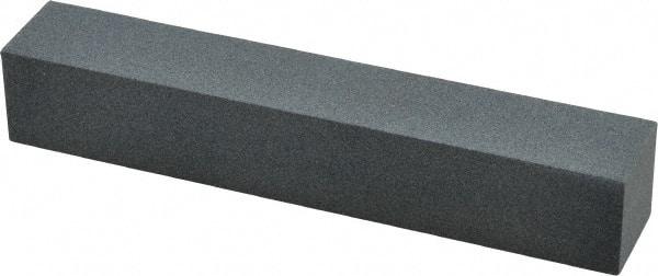Made in USA - 150 Grit Aluminum Oxide Square Polishing Stone - Very Fine Grade, 1" Wide x 6" Long x 1" Thick - Exact Tool & Supply