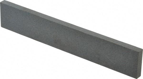 Made in USA - 220 Grit Aluminum Oxide Rectangular Polishing Stone - Very Fine Grade, 1" Wide x 6" Long x 1/4" Thick - Exact Tool & Supply