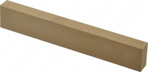 Made in USA - 400 Grit Aluminum Oxide Rectangular Polishing Stone - Super Fine Grade, 1" Wide x 6" Long x 1/2" Thick - Exact Tool & Supply