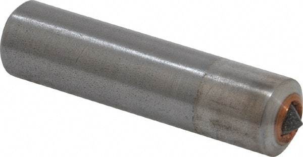 Norton - 2 Carat Single Point Diamond Dresser - 2" Long x 1/2" Shank Diam - Exact Tool & Supply