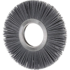 Osborn - Wheel Brushes; Outside Diameter (Inch): 6 ; Wire Type: Straight ; Fill Material: Silicon Carbide ; Face Width (Inch): 1/2 ; Trim Length (Inch): 1-5/8 ; Filament Wire Diameter Range: 0.0300 & Above - Exact Tool & Supply