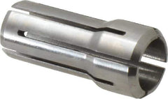 Parlec - 25/64 Inch, 3/8 to 25/64 Inch Collet Capacity, Series DA200 Double Angle Collet - 1-3/16 Inch Overall Length, 0.539 Inch Overall Diameter - Exact Tool & Supply