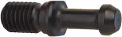 Parlec - C Style, CAT40 Taper, 5/8-11 Thread, 60° Angle Radius, Standard Retention Knob - 2.31" OAL, 0.589" Knob Diam, 0.13" Flange Thickness, 1.268" from Knob to Flange, 0.635" Pilot Diam - Exact Tool & Supply