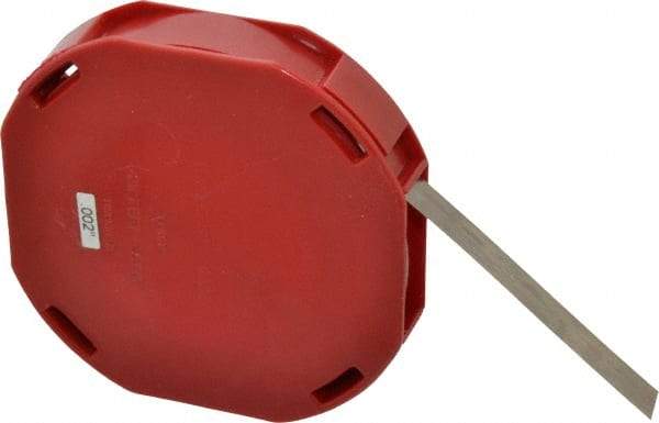 Starrett - 0.002 Inch Thick x 7.62 m Long x 1/2 Inch Wide, Feeler Stock Roll - Tempered Steel - Exact Tool & Supply