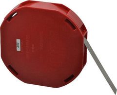 Starrett - 0.003 Inch Thick x 7.62 m Long x 1/2 Inch Wide, Feeler Stock Roll - Tempered Steel - Exact Tool & Supply