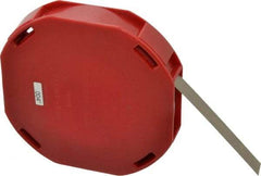 Starrett - 0.004 Inch Thick x 7.62 m Long x 1/2 Inch Wide, Feeler Stock Roll - Tempered Steel - Exact Tool & Supply