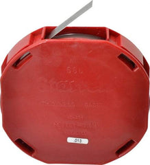 Starrett - 0.013 Inch Thick x 7.62 m Long x 1/2 Inch Wide, Feeler Stock Roll - Tempered Steel - Exact Tool & Supply