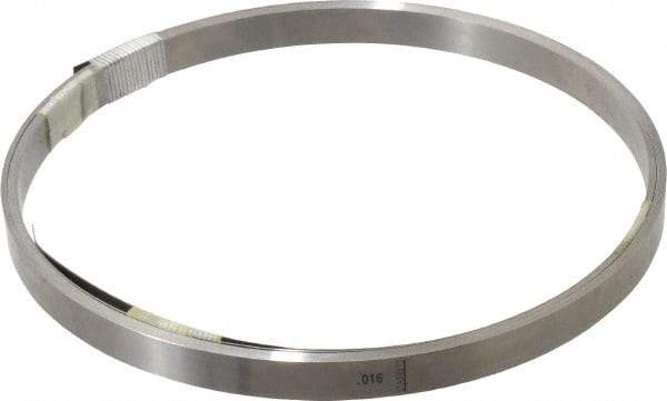 Starrett - 0.016 Inch Thick x 7.62 m Long x 1/2 Inch Wide, Feeler Stock Roll - Tempered Steel - Exact Tool & Supply