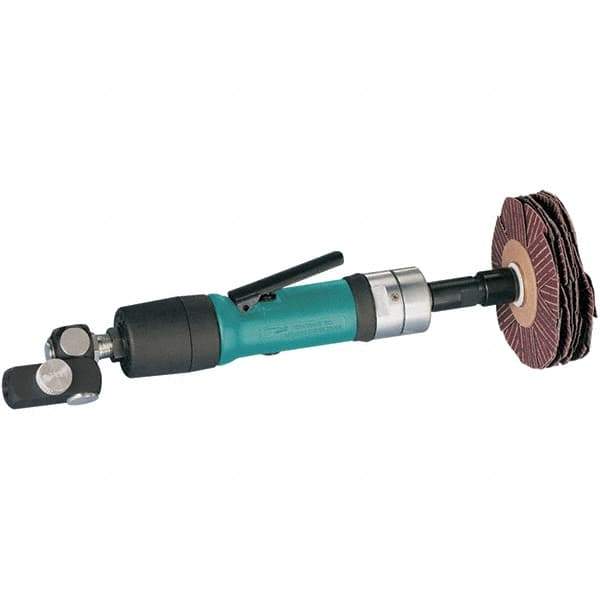 Dynabrade - 0.4 hp, 3,200 RPM Finishing Sander - 22 CFM Air Consumption, 6.21 bar Air Pressure, 1/4 NPT Inlet - Exact Tool & Supply