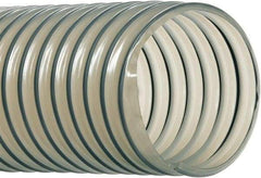 Hi-Tech Duravent - 5" ID, 10 Hg Vac Rating, 5 psi, Polyurethane Vacuum & Duct Hose - 25' Long, Clear, 5" Bend Radius, -40 to 200°F - Exact Tool & Supply