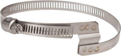 Hi-Tech Duravent - Stainless Steel Hose Clamp - 5/16" Wide x 0.02" Thick, 2" Hose, 1-1/4 to 2-5/8" Diam - Exact Tool & Supply