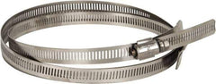 Hi-Tech Duravent - Stainless Steel Hose Clamp - 1/2" Wide x 0.02" Thick, 14" Hose, 13-1/4 to 14-3/4" Diam - Exact Tool & Supply
