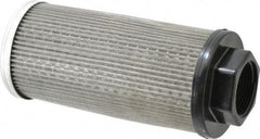Flow Ezy Filters - 60 Mesh, 76 LPM, 20 GPM, 3.2" Diam, Female Suction Strainer without Bypass - 1-1/4 Port NPT, 7.4" Long - Exact Tool & Supply