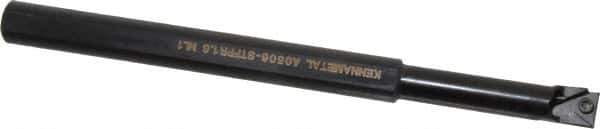 Kennametal - 10.54mm Min Bore Diam, 127mm OAL, 3/8" Shank Diam, A-STFP Indexable Boring Bar - 1.63" Max Bore Depth, TP.. Insert, Screw Holding Method - Exact Tool & Supply