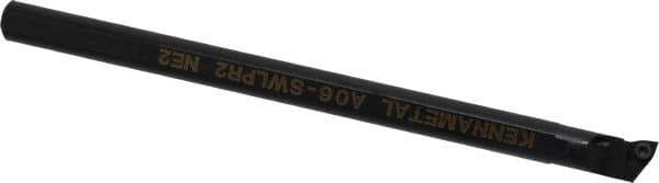 Kennametal - 12.19mm Min Bore Diam, 152.4mm OAL, 3/8" Shank Diam, A-SWLP Indexable Boring Bar - WP.. Insert, Screw Holding Method - Exact Tool & Supply