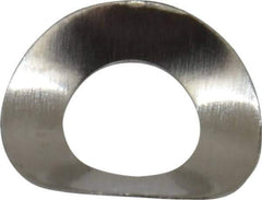 Made in USA - #6 Screw, 0.143" ID x 0.275" OD, Grade 300 Stainless Steel Single Wave Washer - 0.005" Thick, 0.062" Overall Height, 0.014" Deflection - Exact Tool & Supply