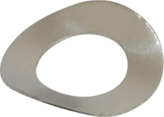 Made in USA - #8 Screw, 0.16" ID x 0.29" OD, Grade 300 Stainless Steel Single Wave Washer - 0.006" Thick, 0.053" Overall Height, 0.013" Deflection - Exact Tool & Supply