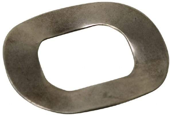 Value Collection - M10 Screw, 10.5mm ID x 21mm OD, Grade 18-8 Stainless Steel Wave Disc Spring - 1mm Thick, 4.2mm Overall Height - Exact Tool & Supply