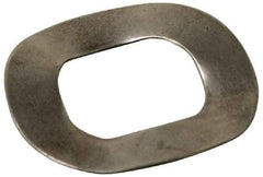 Value Collection - M4 Screw, 4.3mm ID x 9mm OD, Grade 18-8 Stainless Steel Wave Disc Spring - 0.5mm Thick, 2mm Overall Height - Exact Tool & Supply