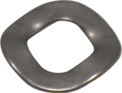 Made in USA - #10 Screw, 0.203" ID x 0.368" OD, Grade 17-7 PH-A Stainless Steel Triple Wave Washer - 0.016" Thick, 0.045" Overall Height, 0.003" Deflection - Exact Tool & Supply