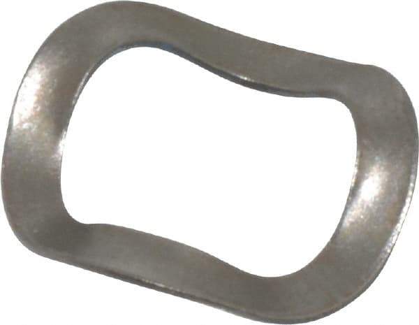 Made in USA - 3/8-7/16" Screw, 0.39" ID x 0.562" OD, Grade 17-7 PH-A Stainless Steel Triple Wave Washer - 0.02" Thick, 0.11" Overall Height, 0.007" Deflection - Exact Tool & Supply