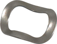 Made in USA - 3/8-7/16" Screw, 0.39" ID x 0.562" OD, Grade 17-7 PH-A Stainless Steel Triple Wave Washer - 0.02" Thick, 0.11" Overall Height, 0.007" Deflection - Exact Tool & Supply