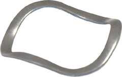 Made in USA - 5/8-11/16" Screw, 0.67" ID x 0.825" OD, Grade 17-7 PH-A Stainless Steel Triple Wave Washer - 0.02" Thick, 0.13" Overall Height, 0.018" Deflection - Exact Tool & Supply
