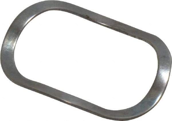Made in USA - 7/8-15/16" Screw, 0.921" ID x 1.105" OD, Grade 17-7 PH-A Stainless Steel Triple Wave Washer - 0.02" Thick, 0.132" Overall Height, 0.033" Deflection - Exact Tool & Supply