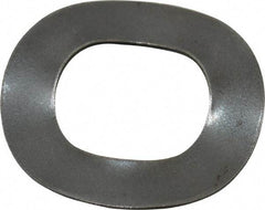 Made in USA - 7/16" Screw, 0.474" ID x 0.815" OD, Grade 1074-1095 Spring Steel Triple Wave Washer - 0.02" Thick, 0.07" Overall Height, 0.014" Deflection, 88.22 Lb at Deflection - Exact Tool & Supply