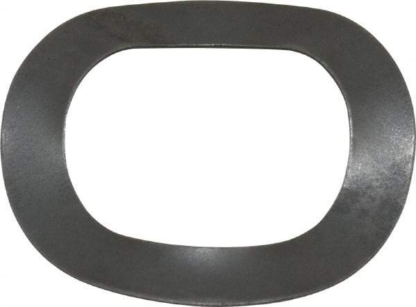 Made in USA - 3/4" Screw, 0.767" ID x 1.125" OD, Grade 1074-1095 Spring Steel Triple Wave Washer - 0.016" Thick, 0.105" Overall Height, 0.038" Deflection, 34.13 Lb at Deflection - Exact Tool & Supply