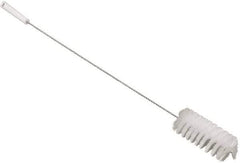 Vikan - 3" Diam Polyester Valve Brush - 34-1/4" OAL, 6-1/2" Head Length, Polypropylene & Stainless Steel Handle - Exact Tool & Supply