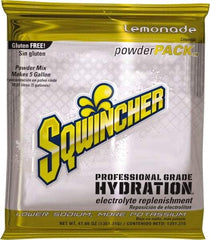 Sqwincher - 47.66 oz Pack Lemonade Activity Drink - Powdered, Yields 5 Gal - Exact Tool & Supply