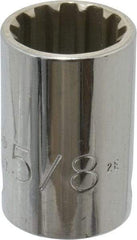 Proto - 3/8" Drive, 5/8" Socket, Spline Socket - 12 Points, 1-1/16" OAL - Exact Tool & Supply