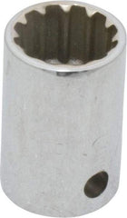 Proto - 1/2" Drive, 9/16" Socket, Spline Socket - 12 Points, 1-7/16" OAL - Exact Tool & Supply