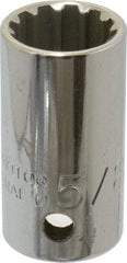 Proto - 1/2" Drive, 5/8" Socket, Spline Socket - 12 Points, 1-9/16" OAL - Exact Tool & Supply