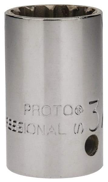 Proto - 1/2" Drive, 3/4" Socket, Spline Socket - 12 Points, 1-9/16" OAL - Exact Tool & Supply