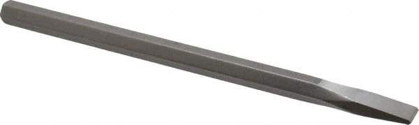 Blackhawk by Proto - 12" OAL x 3/4" Blade Width Cold Chisel - 3/4" Tip, 5/8" Stock, Alloy Steel Handle - Exact Tool & Supply