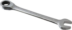 Blackhawk by Proto - 14mm 12 Point Combination Wrench - 15° Head Angle, 7-3/32" OAL, Steel, Chrome Finish - Exact Tool & Supply