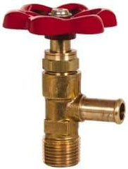 Eaton - 3/8" Pipe, Steel Shutoff Drain Cock & Shutoff Valve - 3/8 Thread, 150 Max psi - Exact Tool & Supply