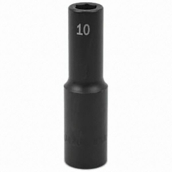 SK - Impact Socket - 1/2"DR 10MM DEEP IMPACT SOCKET - Exact Tool & Supply