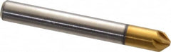 Melin Tool - 3/16" Head Diam, 3/16" Shank Diam, 6 Flute 90° Cobalt Countersink - Exact Tool & Supply