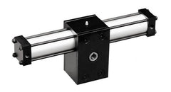Norgren - 2-1/2" Bore, 360° Rotation, Single Rack & Pinion Rotary Air Actuator - Exact Tool & Supply