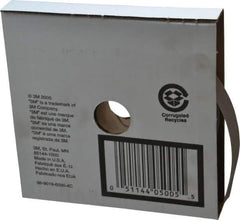 3M - 1" x 50 Yd 220 Grit Aluminum Oxide Cloth Roll - Very Fine Grade, J Weighted Backing - Exact Tool & Supply