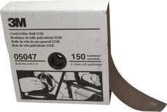 3M - 2" x 50 Yd 150 Grit Aluminum Oxide Cloth Roll - Very Fine Grade, J Weighted Backing - Exact Tool & Supply