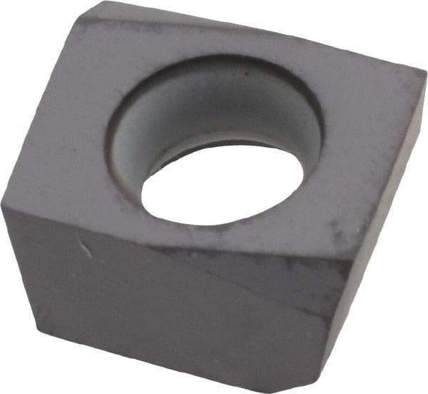 Kennametal - MDHX1004 GD Grade KC520M Carbide Milling Insert - TiAlN Finish, 0.187" Thick, 1/2" Inscribed Circle - Exact Tool & Supply